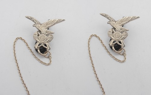 Alpini: Silver 925 Glasses Chain With The Eagle Symbol - Emblem