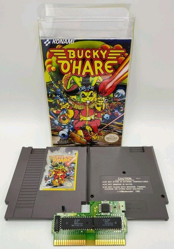 Bucky O'Hare (NES, 1992) *VGC w/ Manual + Case Protector* Cleaned & Tested! READ - Picture 12 of 24