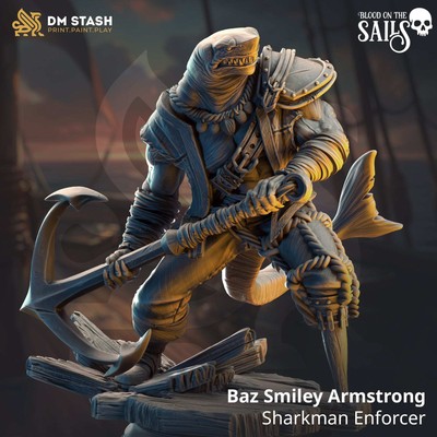 Fantasy Humanoid Exotic Fighter Baz 32mm 75mm DM Stash