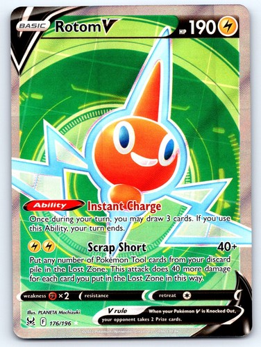 Rotom V (Full Art) SWSH11: Lost Origin 176/196 NM