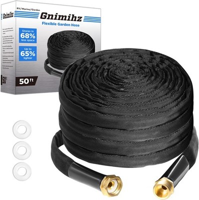 Garden Hose 50ft, Made of TPE(Not PVC), Ultra-Light & Flexible Water Hose wit...
