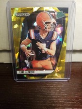 2025 Panini Prizm Draft Picks #156 Luke Altmyer Prizms Gold Ice RC