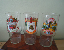 3 Biergläser DDR Superfest 0,25 Bad Brambach Schönberg