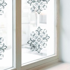 Privacy Window Film Frosted Static Cling Easy Install Classic Ornament