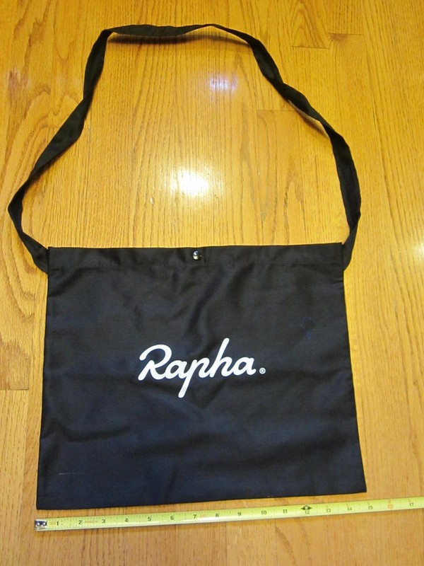 Rapha Musette Bag Bike Bicycle Racing Black NEW w/o TAGS NWOT Messenger Shoulder