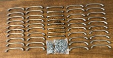 Lot of 48 Amerock Brushed Chrome BP197026D Solid Brass 3-3/4" Cabinet Pulls