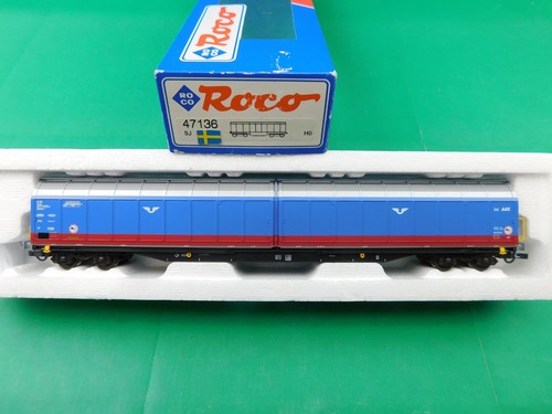 B23 Roco 1:87 H0 Güterwagen 47136 SJ Schiebewandwagen AC KKK OVP TOP | Zustand: Gebraucht