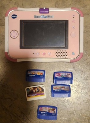 Vtech Innotab 3s Learning Tablet W/5 Games ''Pink'' No Cord