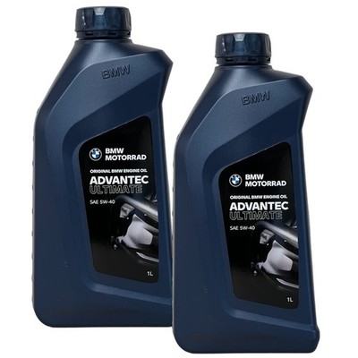 2x1 Liter Original BMW 5W40 Motorrad Motoröl ADVANTEC ULTIMATE 5W-40 83122405887