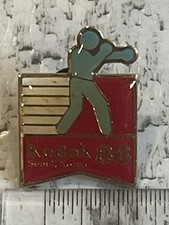 Olympic Kodak Seoul Korea 88 Lapel Pin Boxing...