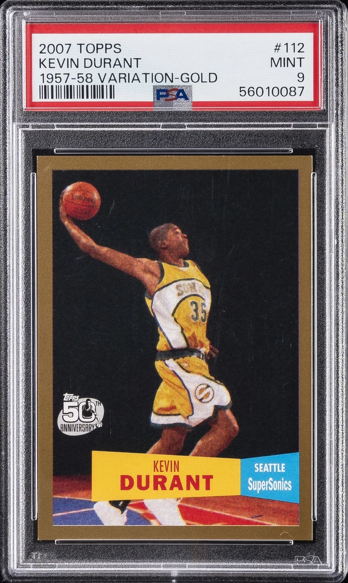 Topps Kevin Durant 9 Graded Basketball Sports Trading Cards