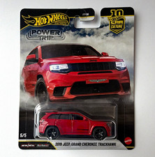 Hot Wheels Car Culture Power Trip 2019 Jeep Grand Cherokee Trackhawk Red 1:64