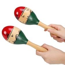 Professional Maracas, Wooden Rumba Shaker Rattle Latin Percussion Musical Instru