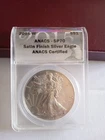 2015-W $1 American Eagle ANACS SP70 Satin Finish Silver Eagle