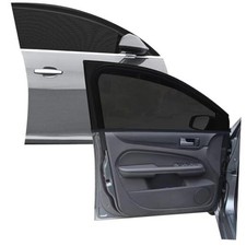 Car Front Window Screen up to 22"x42", Elastic Mesh Car Sun 2Pack Front Window