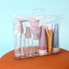 Travel Bottle Set 60ml Refillable Soft Plastic Lotion and Shampoo Containers
