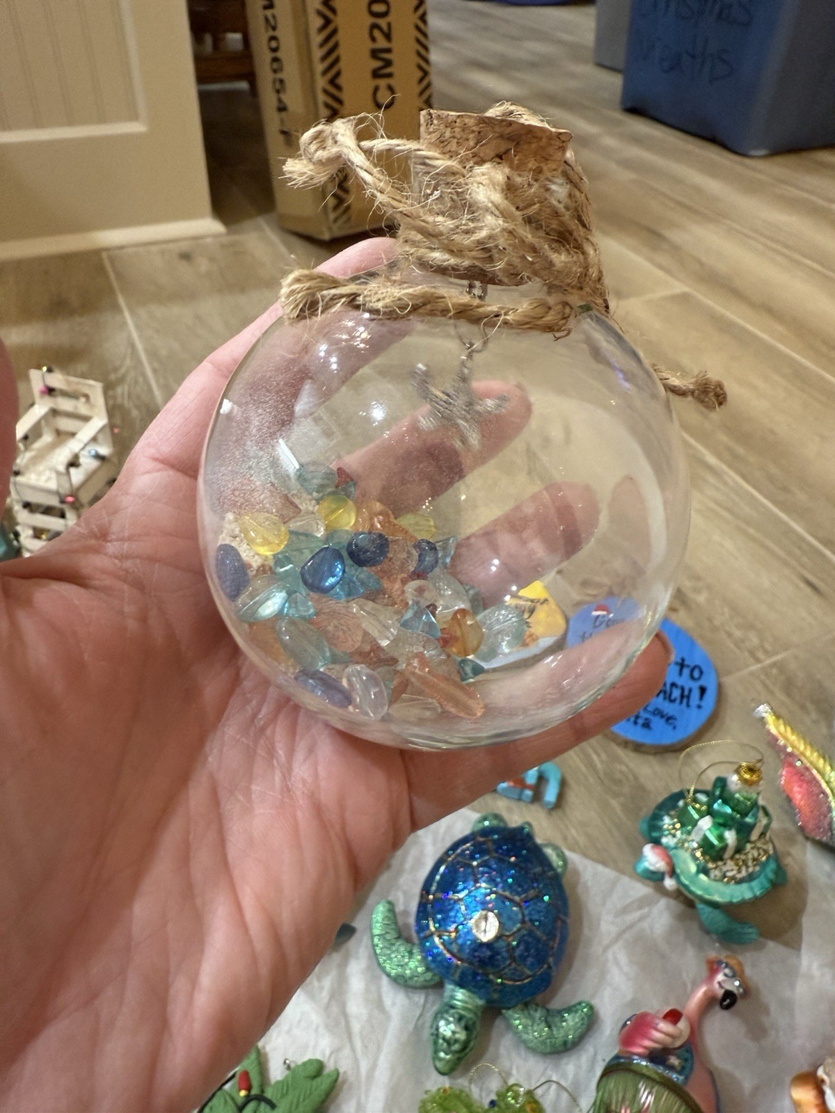 Lot Of 48 Beachy Coastal Theme Holiday Christmas Ornaments