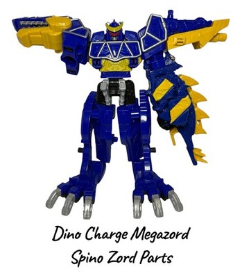 Pick Your Parts - Power Rangers Dino Charge Megazord Deluxe Spino Zord Blue