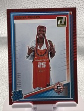 2025 Panini Donruss WNBA Red Lava Parallel RC 020/399 SANIYA RIVERS Sun #92