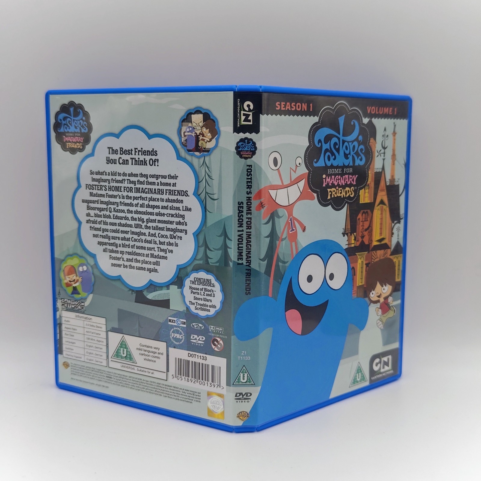 Foster's Home For Imaginary Friends DVD Season 1 Volume 1 Cartoon Network CN