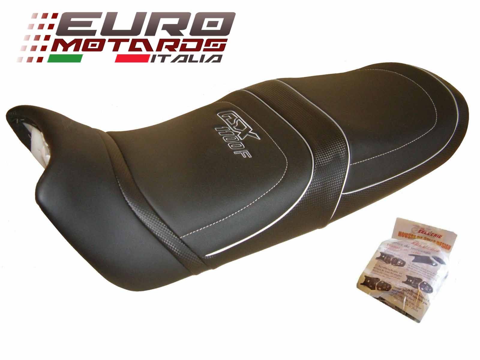 Housse de selle Suzuki GSX 1100 F 1988-1998 en skai noir de fabrication francaise
