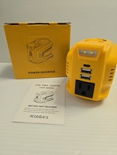 VoLtTech 200W Power Inverter for DeWalt 20V MAX Battery 110-120V AC / USB /...