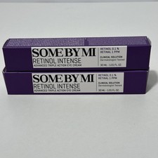 Some By Mi Retinol Intense Triple Action Eye Cream - 30ml X 2 - Brand New In Box