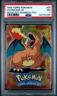 1999 TOPPS POKEMON THE MOVIE EDT RAINBOW FOIL #E6 CHARIZARD #6 PSA 7