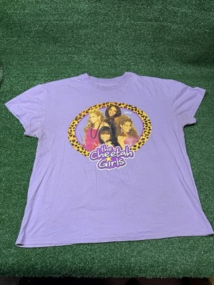 Disney The Cheetah Girls Purple Adult Unisex T-Shirt Size Large Y2K Style