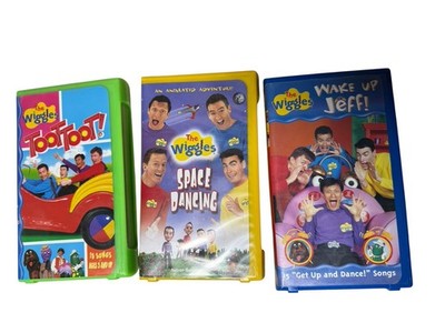 The Wiggles VHS Lot 3 Wake Up Jeff (1999) Space Dancing (2003