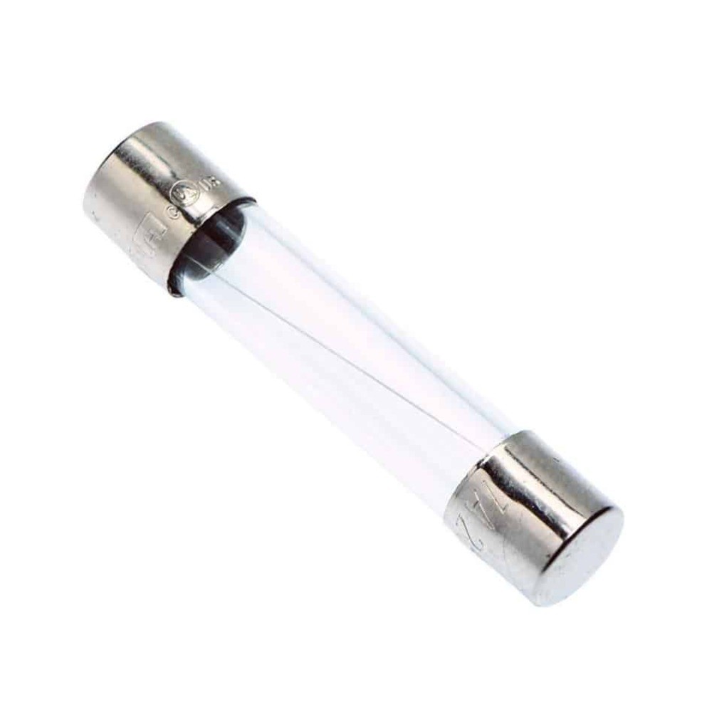 Mercury 5A 32mm (1 ¼ Inch) Quick Blow Glass Fuses 250VAC (10 Pack)
