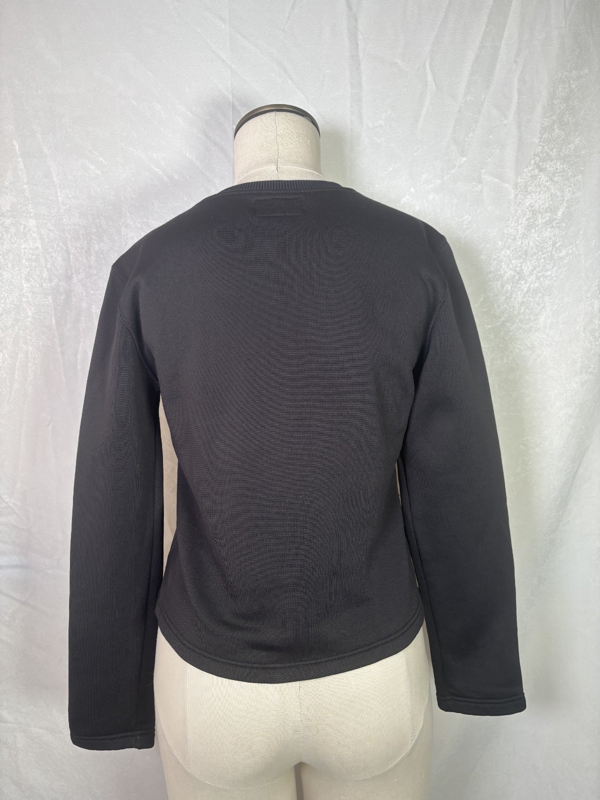 Vintage Versace Intensive Shirt Womens XSmall Black Long Sleeve Tee thumbnail 5