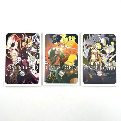 Overlord Vol. 1-3 Manga Hugin Miyama Kugane Maruyama Yen Press Albedo