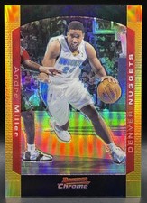 2004-05 Bowman Draft Chrome GOLD Refractor Andre Miller 12/50 NM 24 Nuggets RARE