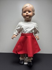 Lalka Schildkröt 56 niebieskie oczy kolekcjoner lalka, lalka artystyczna -13