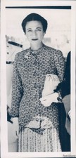 1938 Paris Duchess Of Windsor Fashion Best Dressed Photo 4X8