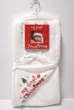 Baby Essentials Baby  s First Christmas Blanket  Frame, 2-Piece Set NEW