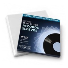 100 Pack 12" Anti-Outer Vinyl Record Inner Sleeves by TNP - 50 Count