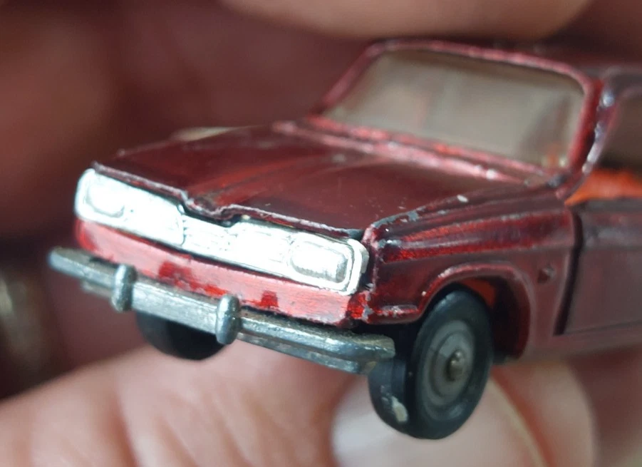 Ancienne voiture, Renault 16, Majorette, en métal, 1/65 - Photo 3/4