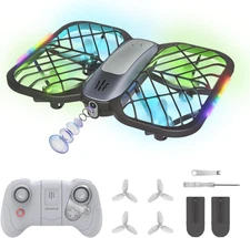Drones for Kids 8-12, RC Drone with 720P HD FPV Camera,5 Lighting Modes/2 Batter