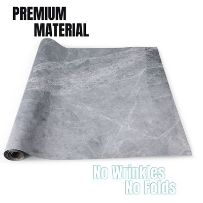 10ft Gris Rollo De Papel Mármol Tapiz Autoadhesivo Para Sala Cocina Habitacion