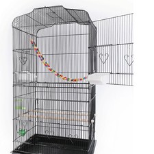 Parrot Bird Climb Hanging Cage Swing Perch Ladder Toys Parakeet Budgie Hammock