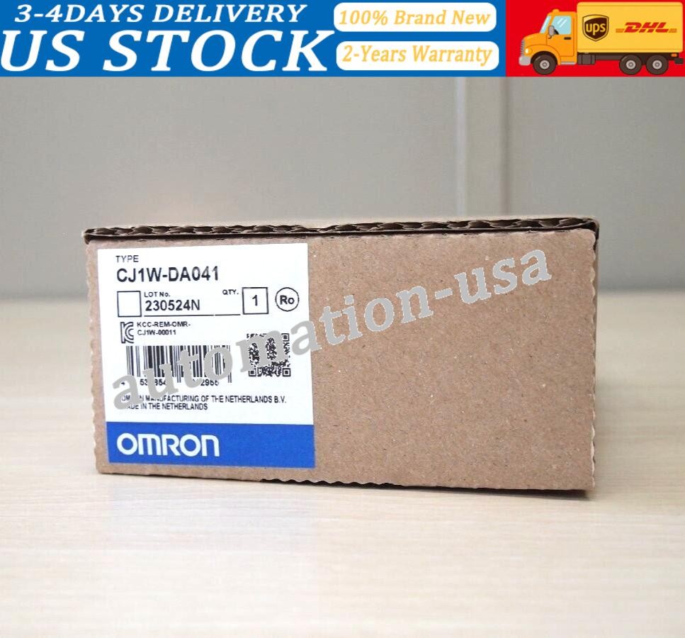 New OMRON CJ1W-DA041 PLC Module Analog Output Unit CJ1WDA041 from Japan