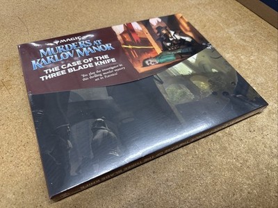 Murders at Karlov Manor: The Case of the Three Blade Knife MTG Mystery Game NEW
