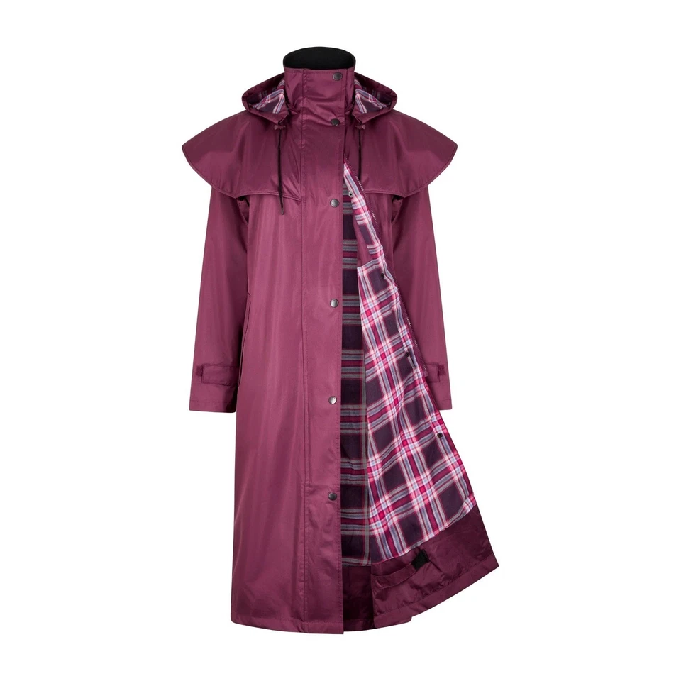 Ladies Champion Sandringham Coat Waterproof Outdoor Full Length Hooded Jacket - Image 2 of 4