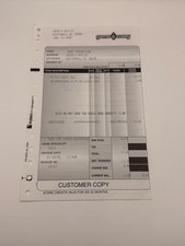 Vintage 2008 Game Crazy Store Receipt - Happy Feet Wii Game Purchase