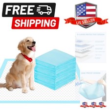 22" x 23" Pee Pads for Dogs, 6 Layers Super Absorbent, Leak Proof Quick Dryin...