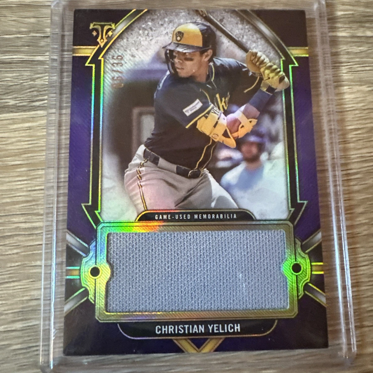 2024 Topps Triple Threads - Christian Yelich #SJR-CY for sale | eBay