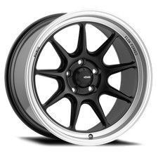 Konig Wheels Rim Countergram 15x7.5 4x100 Et35 Matte Black Matte Machined Lip