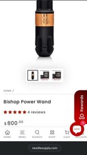 Bishop Power Wand Tattoo Machine With Battery